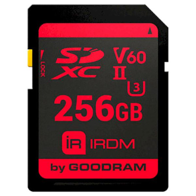 GOODRAM 256 GB SDXC UHS-II U3 IRDM IR-S6B0-2560R11