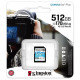 Kingston 512 GB SDXC Class 10 UHS-I U3 Canvas Go Plus SDG3/512GB