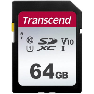Transcend 64 GB SDXC UHS-I U3 300S TS64GSDC300S
