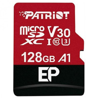 PATRIOT 128 GB microSDXC UHS-I U3 V30 A1 EP + SD adapter PEF128GEP31MCX