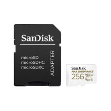 SanDisk 256 GB microSDXC Max Endurance UHS-I U3 V30 + SD adapter SDSQQVR-256G-GN6IA