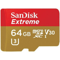 SanDisk 64 GB microSDXC UHS-I U3 Extreme A2 V30 SDSQXA2-064G-GN6GN