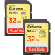 SanDisk 32 GB SDHC UHS-I U3 Extreme 2-pack SDSDXVE-032G-GNCI2