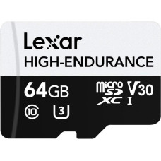 Lexar 64 GB microSDXC High-Endurance (LMSHGED064G-BCNNG)