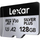 Lexar 128 GB microSDXC Professional Silver Plus UHS-I U3 V30 A2 Class 10 (LMSSIPL128G-BNANG)