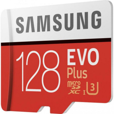 Samsung 128 GB microSDXC Class 10 UHS-I U3 EVO Plus 2020 + SD Adapter MB-MC128HA