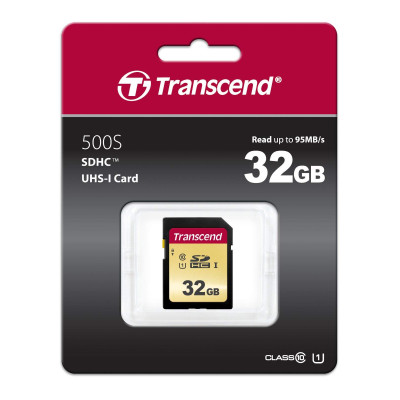 Transcend 32 GB SDHC UHS-I 500S TS32GSDC500S