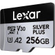 Lexar 256 GB microSDXC Professional Silver Plus UHS-I U3 V30 A2 Class 10 (LMSSIPL256G-BNANG)