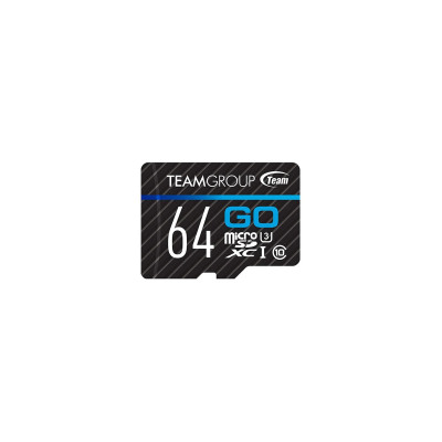 TEAM 64 GB microSDXC UHS-I U3 GO TGUSDX64GU303