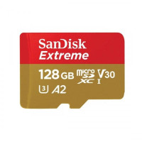 SanDisk 128 GB microSDXC UHS-I U3 V30 A2 Extreme for Mobile Gaming (SDSQXAA-128G-GN6GN)