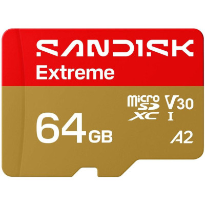 SanDisk 64 GB microSDXC Extreme Go (SDSQXGN-064G-GN6MN)