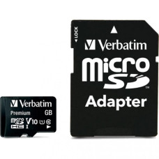Verbatim 32 GB microSDHC UHS-I (U1) V10 Premium + SD Adapter (44083)