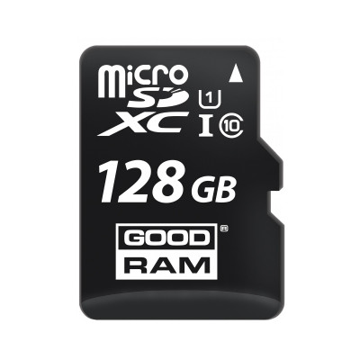 GOODRAM 128 GB microSDXC class 10 UHS-I + SD Adapter M1AA-1280R12 GOODRAM 128 GB microSDXC class 10 UHS-I + SD Adapter M1AA-1280R12