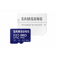 Samsung 512 GB microSDXC UHS-I U3 V30 A2 PRO Plus (2021) MB-MD512KA