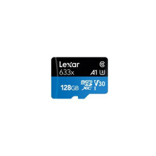 Lexar 128 GB microSDXC 633x + SD-adapter (LSDMI128BB633A)