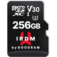 GOODRAM 256 GB microSDXC UHS-I U3 V30 IRDM + SD Adapter IR-M3AA-2560R12