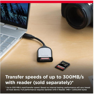 SanDisk 128 GB SDXC Extreme Pro UHS-II U3 V90 Class 10 (SDSDXDM-128G-GN4IN)