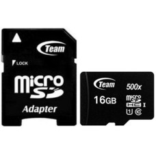 TEAM 16 GB microSDHC UHS-I + SD Adapter TUSDH16GCL10U03