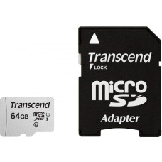 Transcend 64 GB microSDXC Class 10 UHS-I U3 330S + SD Adapter TS64GUSD330S