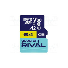 GOODRAM 64 GB microSDXC Rival (GGSM2AA-0640R12)