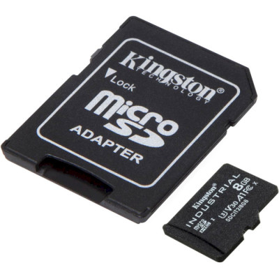 Kingston 8 GB microSDHC UHS-I (U3) V30 A1 Industrial (SDCIT2/8GB)