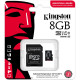 Kingston 8 GB microSDHC UHS-I (U3) V30 A1 Industrial (SDCIT2/8GB)
