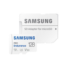 Samsung 128 GB microSDXC Class 10 UHS-I U3 V30 Pro Endurance + SD Adapter MB-MJ128KA