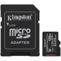 Kingston 128 GB microSDXC Canvas Select Plus Gen3 + SD-Adapter SDCS3/128GB