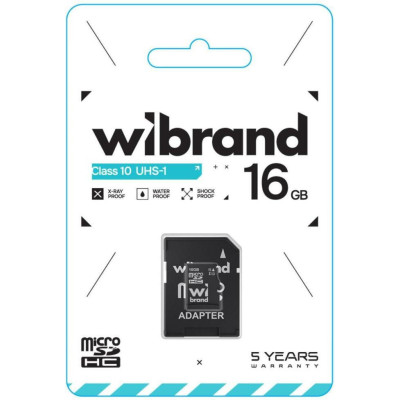 Wibrand 16 GB microSD UHS-I Class 10 (WICDHU1/16GB-A)