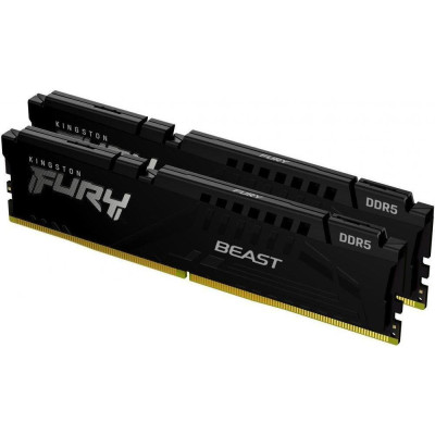 Kingston FURY 32 GB (2x16GB) DDR5 6000 MHz Beast Black (KF560C36BBE2K2-32)