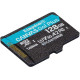 Kingston 128 GB microSDXC Canvas Go! Plus UHS-I U3 V30 A2 Class 10 (SDCG4/128GBSP)