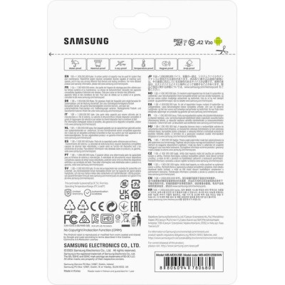 Samsung 512 GB microSDXC UHS-I U3 V30 A2 PRO Plus 2023 + Reader (MB-MD512SB)