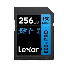 Lexar 256 GB SDXC High Performance 800x Pro UHS-I U3 V30 Class 10 (LSD0800P256G-BNNNG)