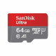 SanDisk 64 GB microSDXC UHS-I Ultra A1 + SD adapter (SDSQUAB-064G-GN6MN)