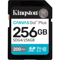 Kingston 256 GB SDXC Canvas Go! Plus UHS-I U3 V30 Class 10 (SDG4/256GB)