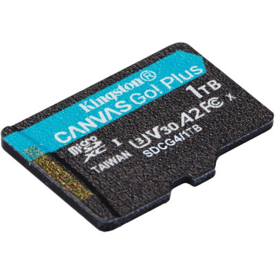 Kingston 1 TB microSDXC Canvas Go! Plus UHS-I U3 V30 A2 Class 10 (SDCG4/1TBSP)