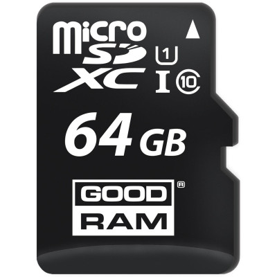 GOODRAM 64 GB microSDXC class 10 UHS-I + SD Adapter M1AA-0640R12