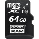 GOODRAM 64 GB microSDXC class 10 UHS-I + SD Adapter M1AA-0640R12