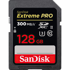 SanDisk 128 GB SDXC UHS-II U3 V90 Extreme Pro SDSDXDK-128G-GN4IN