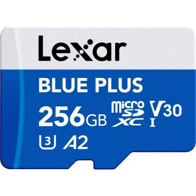 Lexar 256 GB microSDXC Blue Plus (LMSBLPL256G-BNANG)