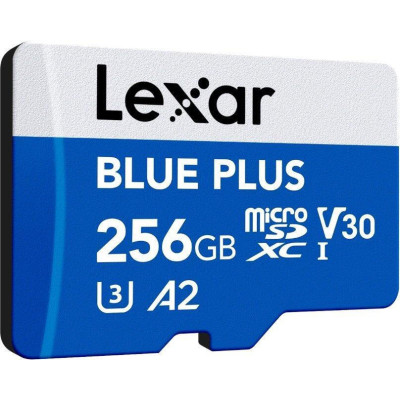 Lexar 256 GB microSDXC Blue Plus (LMSBLPL256G-BNANG)