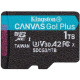 Kingston 1 TB microSDXC Canvas Go! Plus UHS-I U3 V30 A2 Class 10 (SDCG3/1TBSP)
