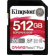 Kingston 512 GB SDXC Canvas React Plus UHS-II U3 V60 Class 10 (SDR2V6/512GB)