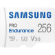 Samsung 256 GB microSDXC Class 10 UHS-I U3 V30 Pro Endurance + SD adapter MB-MJ256KA