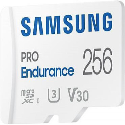Samsung 256 GB microSDXC Class 10 UHS-I U3 V30 Pro Endurance + SD adapter MB-MJ256KA