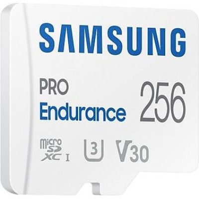 Samsung 256 GB microSDXC Class 10 UHS-I U3 V30 Pro Endurance + SD adapter MB-MJ256KA