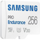 Samsung 256 GB microSDXC Class 10 UHS-I U3 V30 Pro Endurance + SD adapter MB-MJ256KA