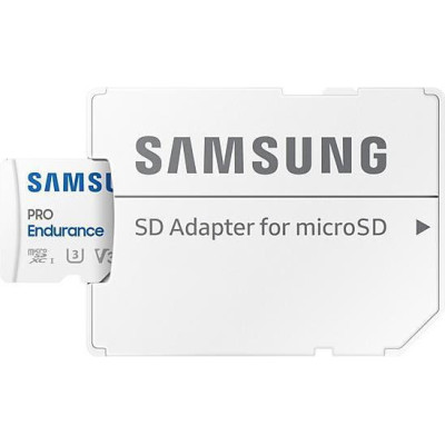 Samsung 256 GB microSDXC Class 10 UHS-I U3 V30 Pro Endurance + SD adapter MB-MJ256KA