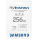 Samsung 256 GB microSDXC Class 10 UHS-I U3 V30 Pro Endurance + SD adapter MB-MJ256KA