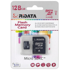 RiData 128 GB microSDXC class 10 UHS-I + SD Adapter FF967403